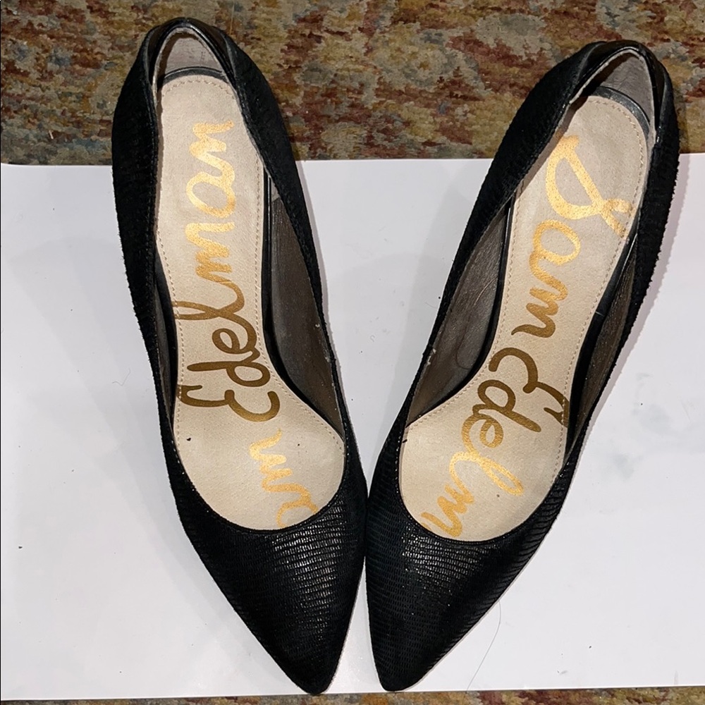 Sam Edelman Black Heels Timeless Elegance